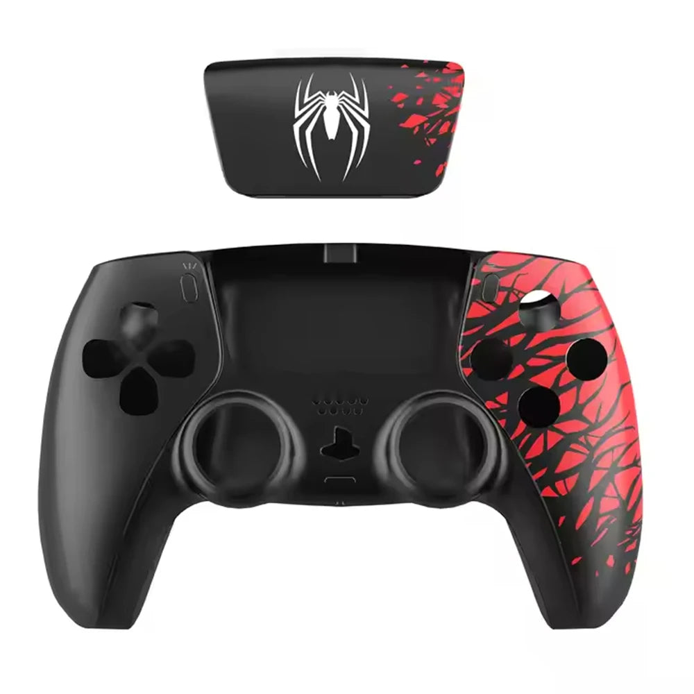 PS5 Control Spider Man Limited Shell, BDM-020 Control Spare Shell, Front and Rear Panels