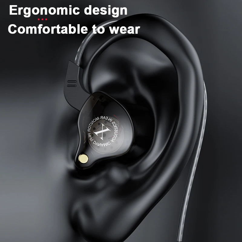 X2 3.5MM In-Ear Earbuds Wired Earphones HIFI Stereo Sound Bass Sports Headphones Subwoofer Game Headsets for PC Xiaomi Huawei