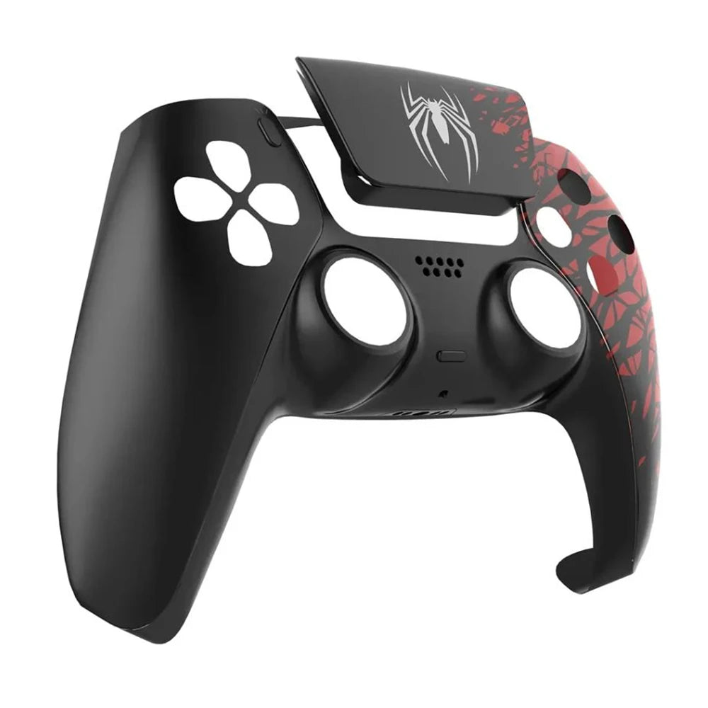 PS5 Control Spider Man Limited Shell, BDM-020 Control Spare Shell, Front and Rear Panels