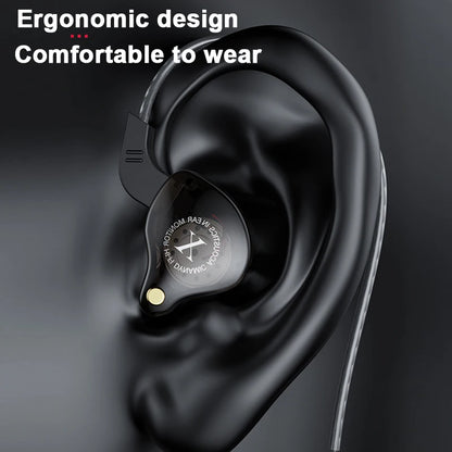 X2 3.5MM In-Ear Earbuds Wired Earphones HIFI Stereo Sound Bass Sports Headphones Subwoofer Game Headsets for PC Xiaomi Huawei